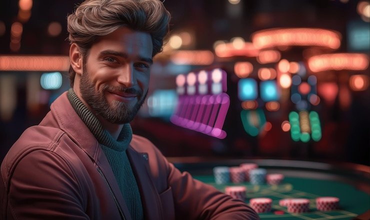 Roulette live dengan hasil real-time Roulette live dengan roda berputar dan pemain menempatkan taruhan di colokagp